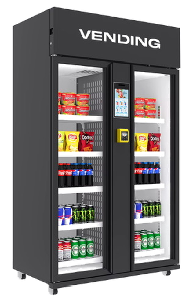 Double door smart vending machine